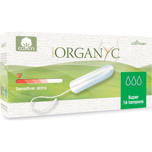 Buy Organyc Tampons - 100 Percent Organic Cotton - Super - Non Applictr - 16 Ct  at OnlyNaturals.us