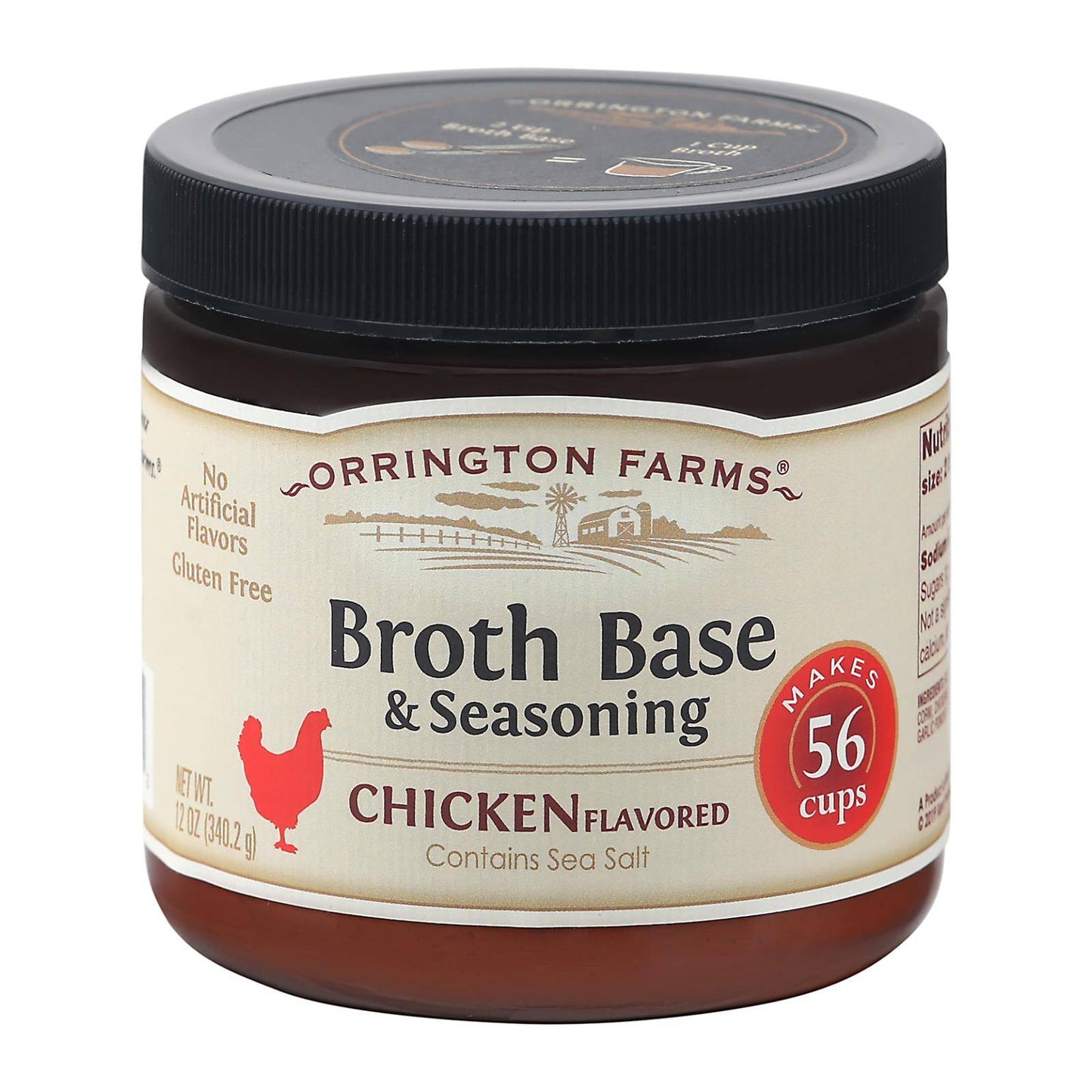 Orrington Farms Broth Base And Seasoning - Chicken - Case Of 6 - 12 Oz. | OnlyNaturals.us