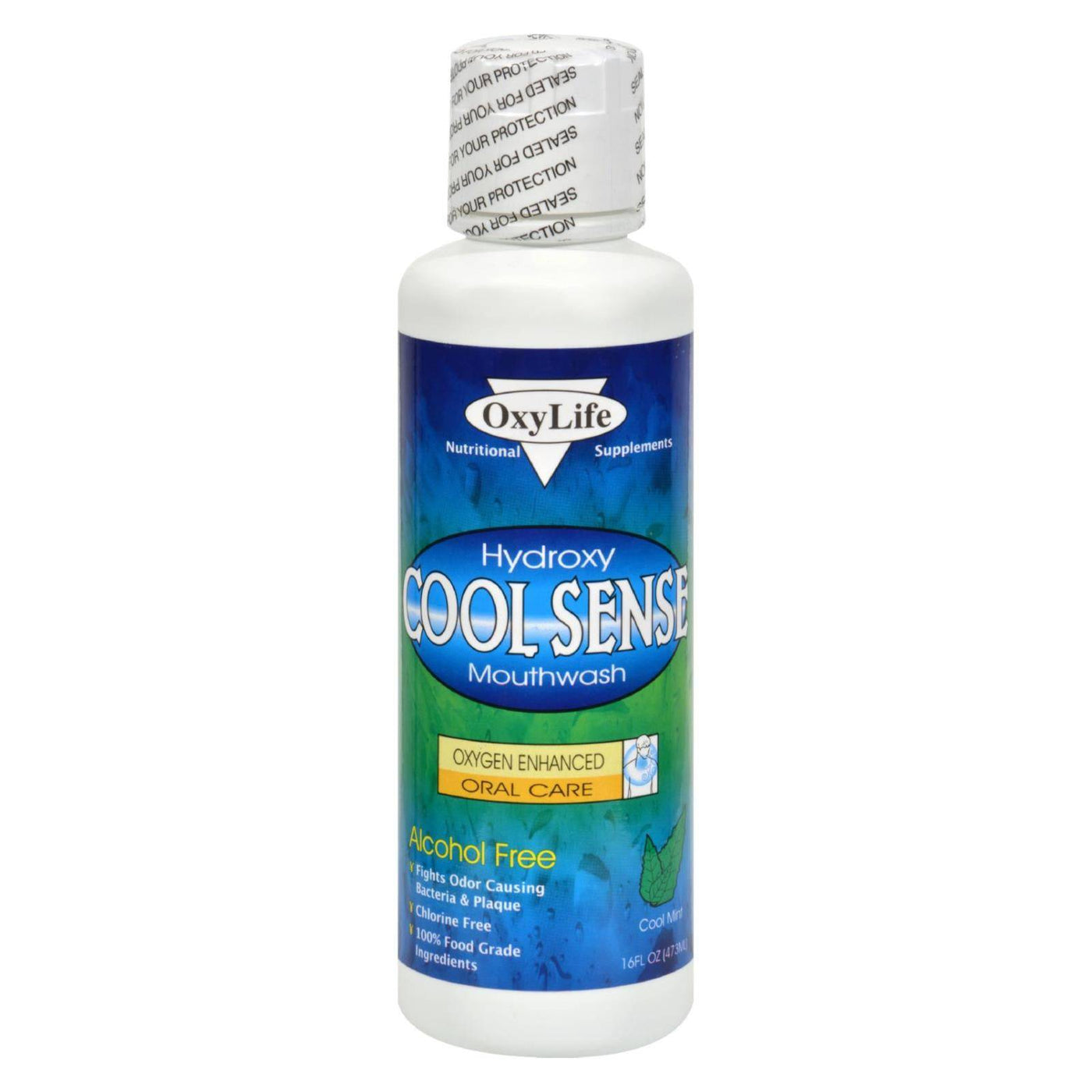 Oxylife Coolsense Oxygen Mouthwash - 16 Fl Oz | OnlyNaturals.us
