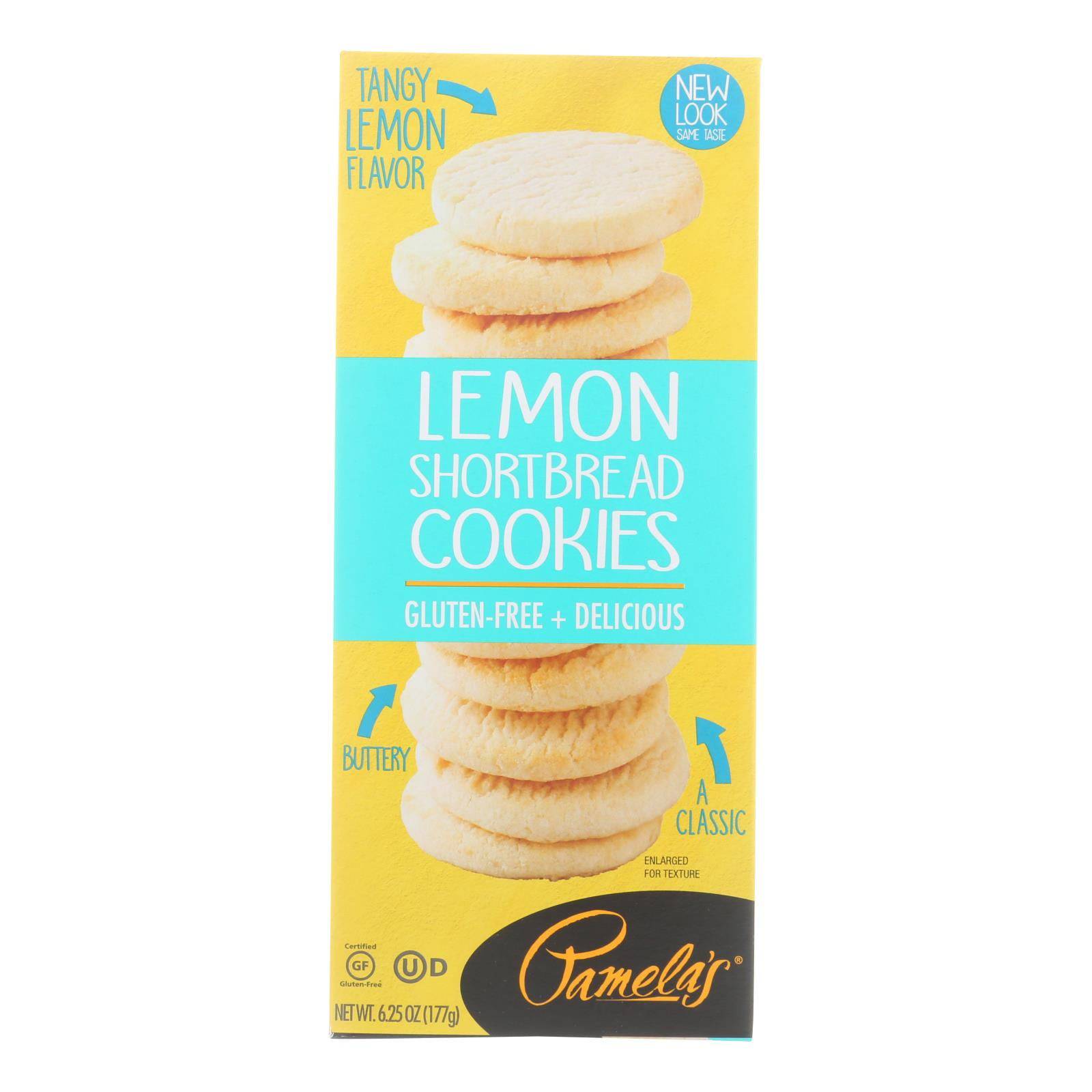 Pamela's Products - Cookies - Lemon Shortbread - Gluten-free - Case Of 6 - 6.25 Oz. | OnlyNaturals.us