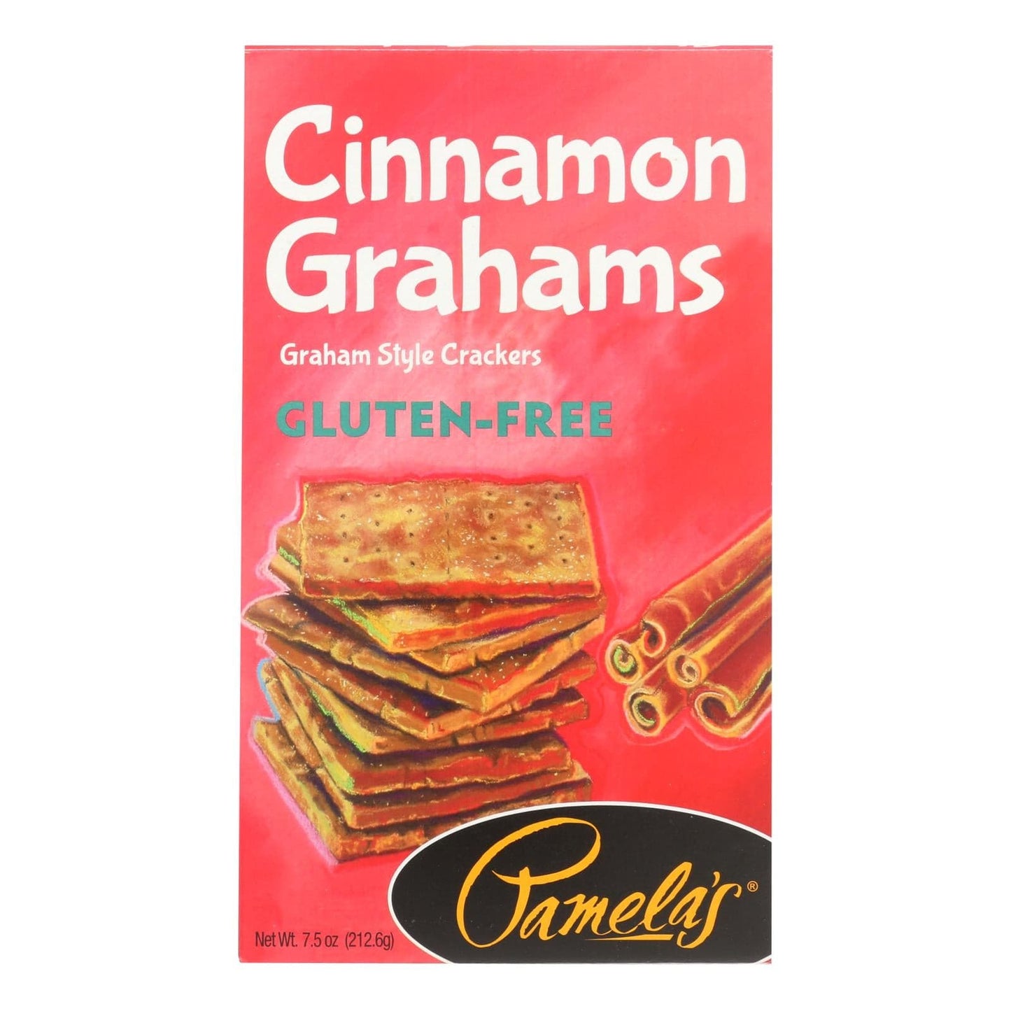 Pamela's Products - Grahams Style Crackers - Cinnamon - Case Of 6 - 7.5 Oz. | OnlyNaturals.us