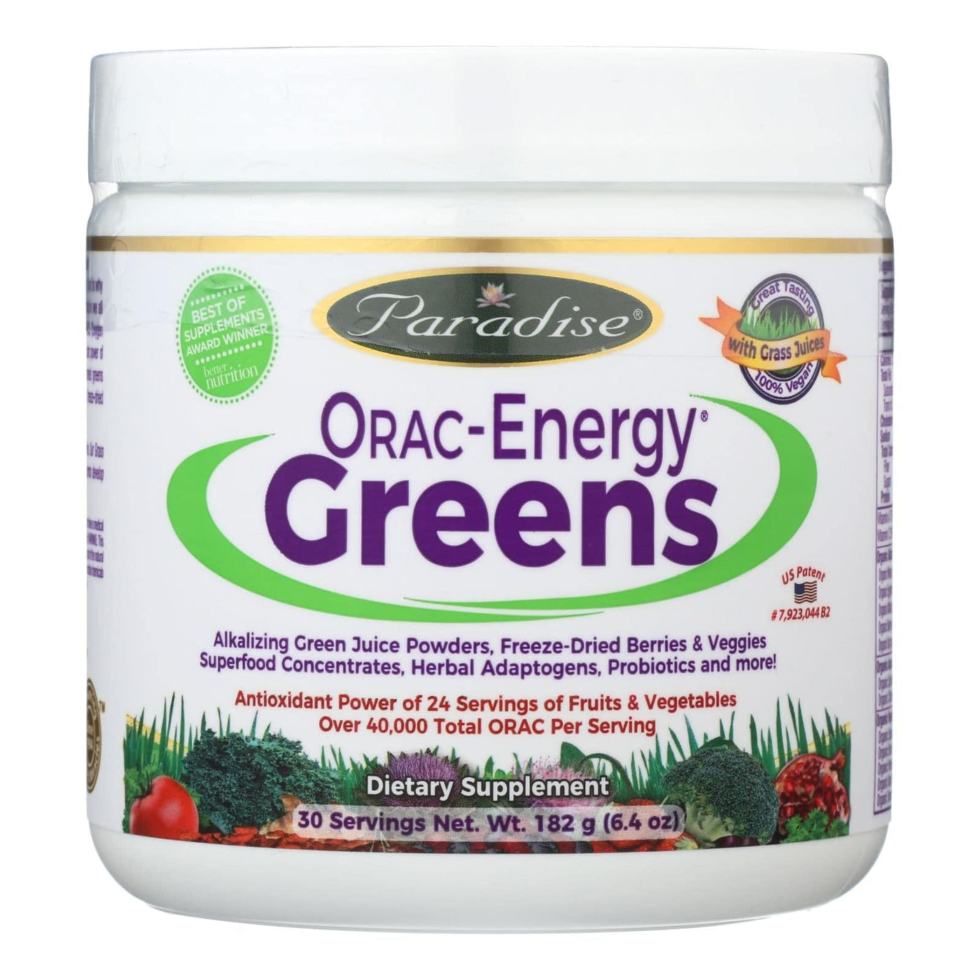 Buy Paradise Herbs Orac Energy Greens - 6.4 Oz  at OnlyNaturals.us