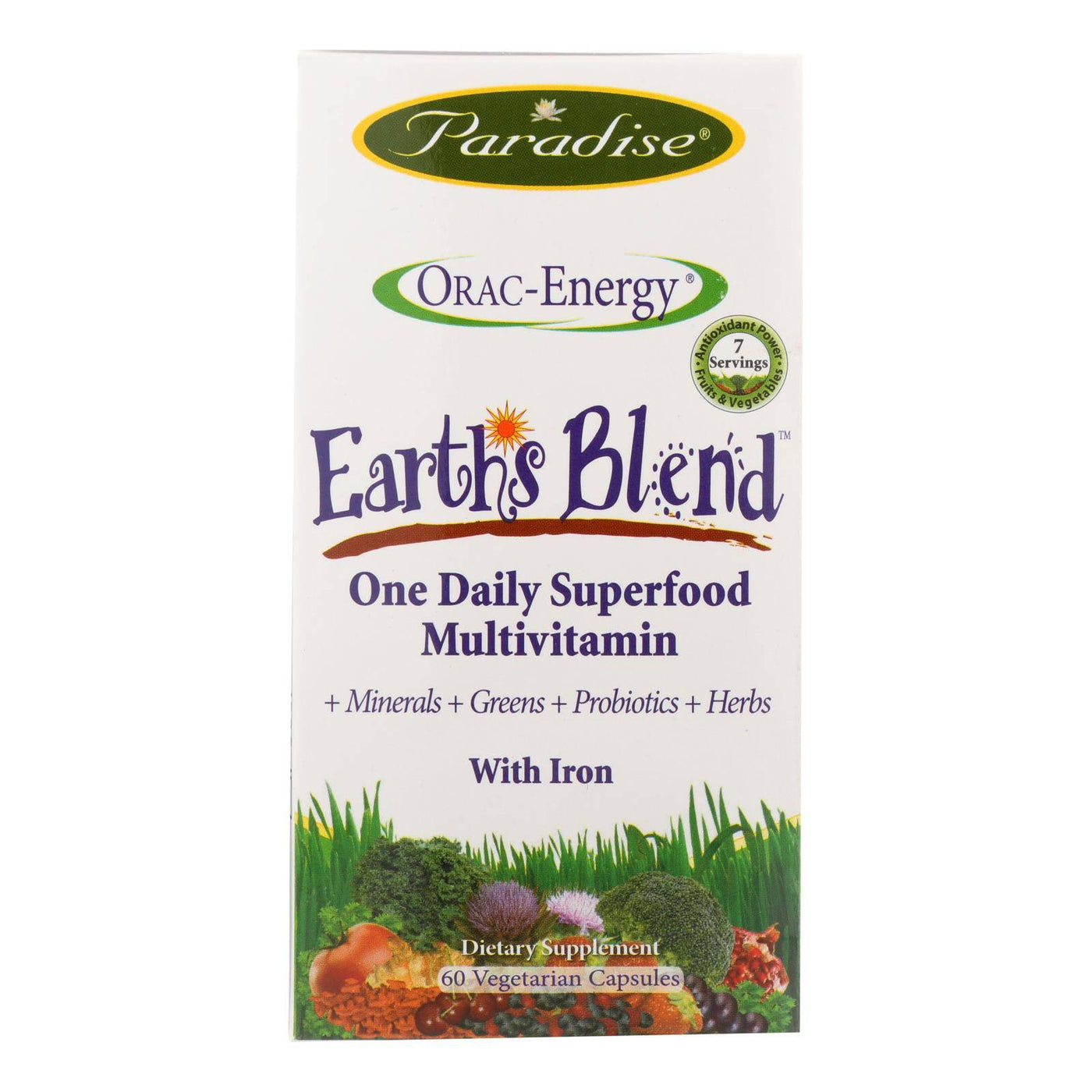 Buy Paradise Herbs Orac-energy Multi With Iron - 60 Vcaps  at OnlyNaturals.us