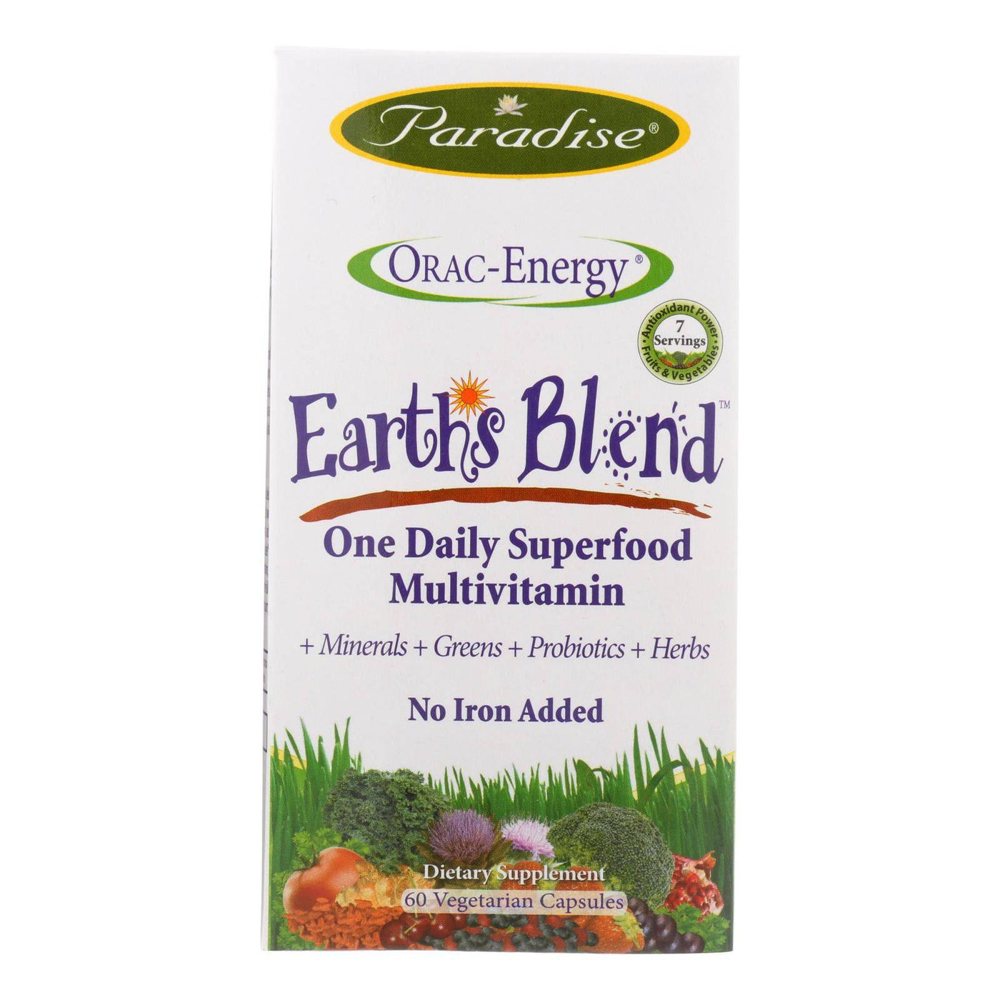 Buy Paradise Herbs Orac-energy Multi Without Iron - 60 Vcaps  at OnlyNaturals.us