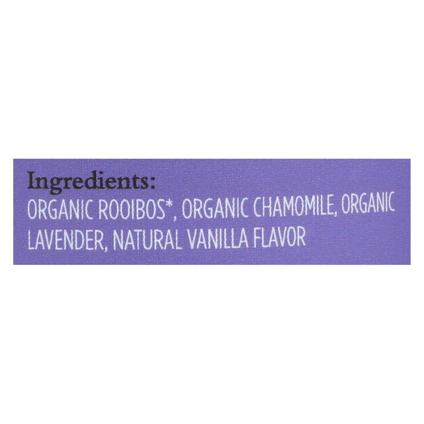 Paromi Tea - Organic - Roobios - Chamomile Lavender - Case Of 6 - 15 Bag | OnlyNaturals.us