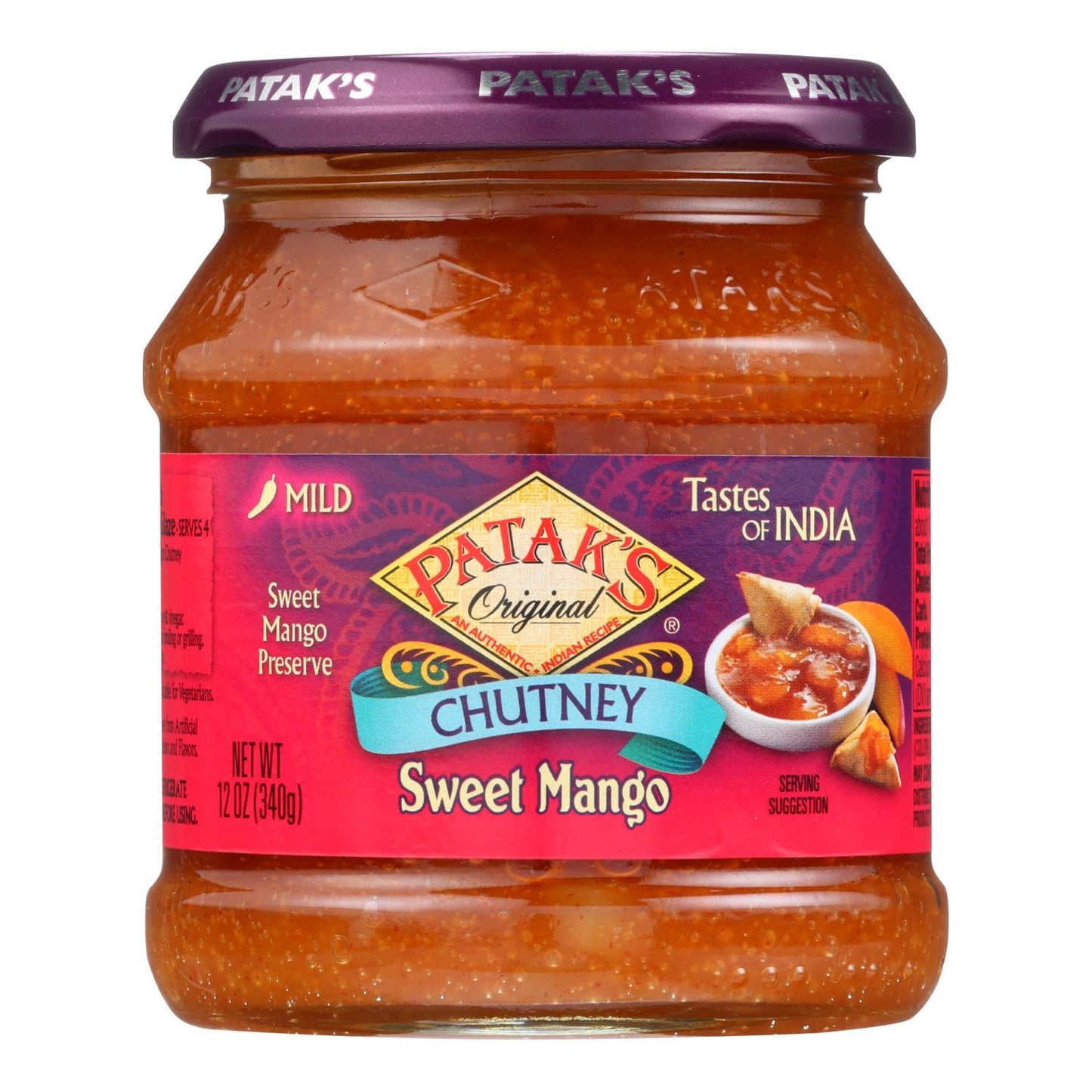 Buy Pataks Chutney - Sweet Mango - Mild - 12 Oz - Case Of 6  at OnlyNaturals.us