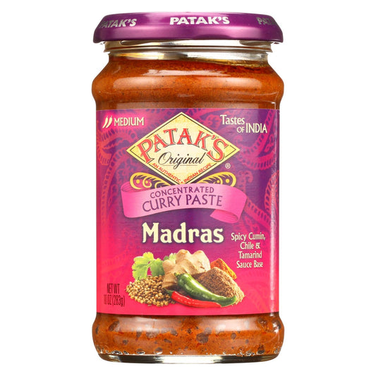 Buy Pataks Curry Paste - Concentrated - Madras - Medium - 10 Oz - Case Of 6  at OnlyNaturals.us