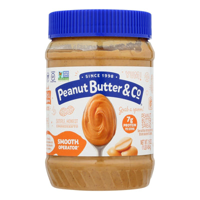 Peanut Butter And Co Peanut Butter - Smooth Operator - Case Of 6 - 16 Oz. | OnlyNaturals.us