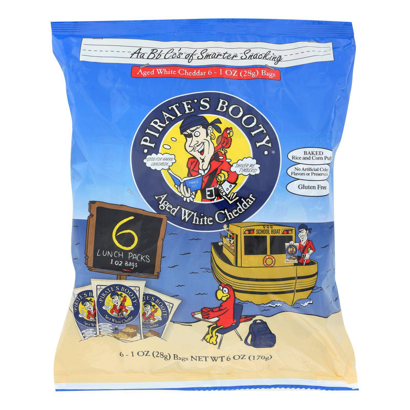 Buy Pirate Brands Pirate's Booty Multipack - Case Of 12 - 6-1 Oz  at OnlyNaturals.us