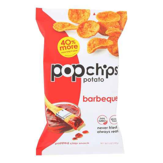 Popchips Potato Chip - Bbq - Case Of 12 - 5 Oz | OnlyNaturals.us