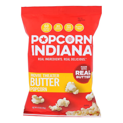Popcorn Indiana Popcorn - Movie Theater - Case Of 12 - 4.75 Oz. | OnlyNaturals.us