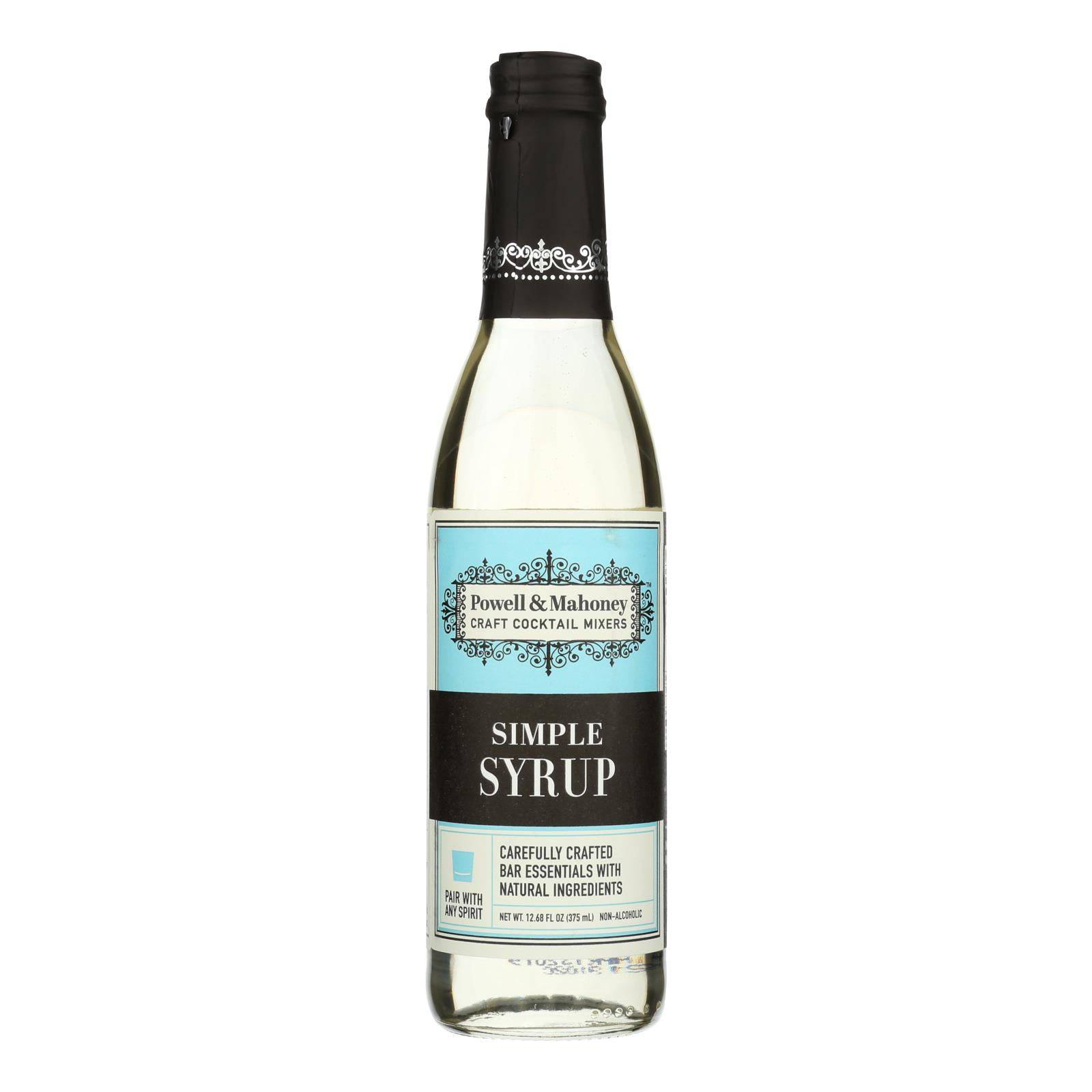 Buy Powell And Mahoney Cocktail Mixer - Simple Syrup - Case Of 6 - 12.68 Oz  at OnlyNaturals.us