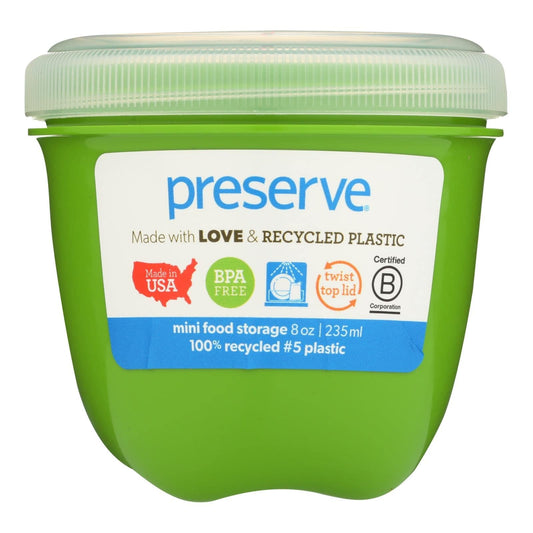 Buy Preserve Mini Food Storage Container - Apple Green - Case Of 12 - 8 Oz  at OnlyNaturals.us