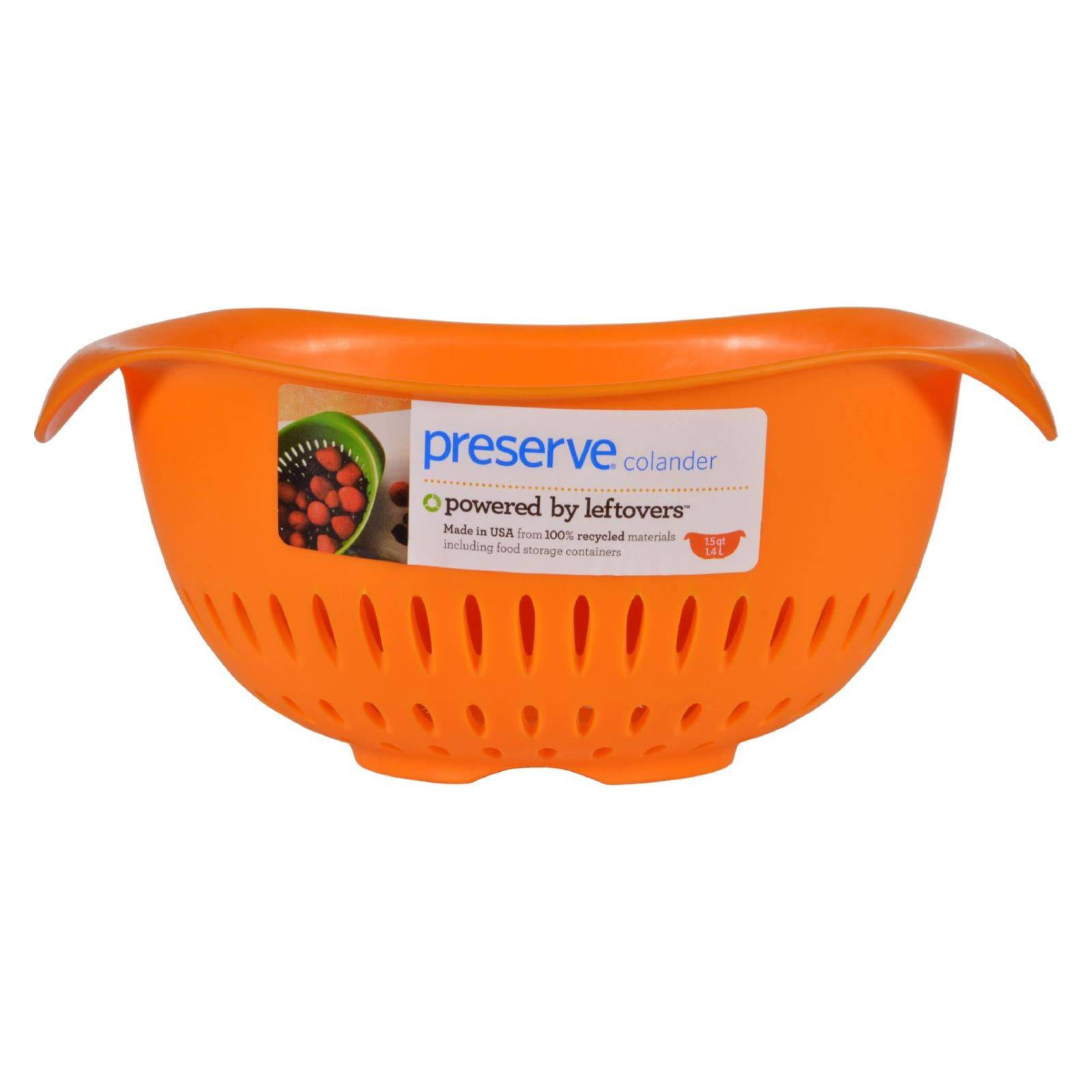 Preserve Small Colander - Orange - 1.5 Qt | OnlyNaturals.us