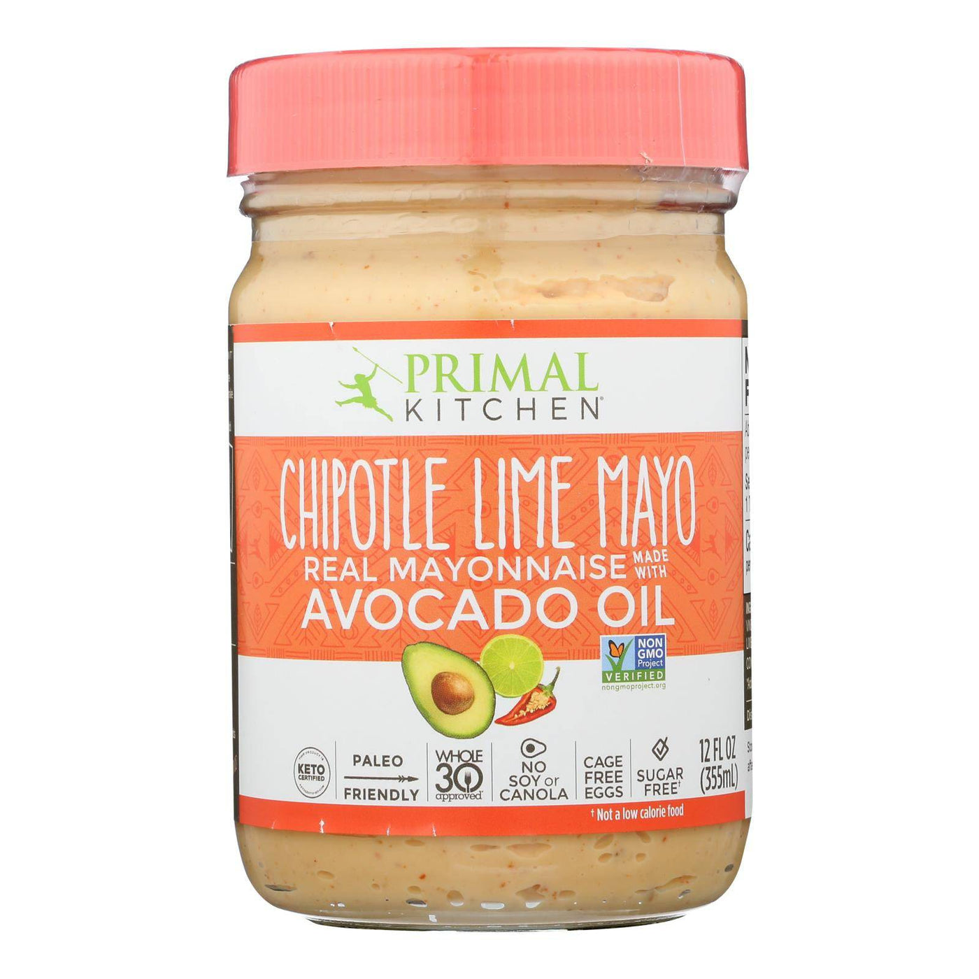 Primal Kitchen Chipotle Lime Mayo - Avocado Oil - Case Of 6 - 12 Oz. | OnlyNaturals.us