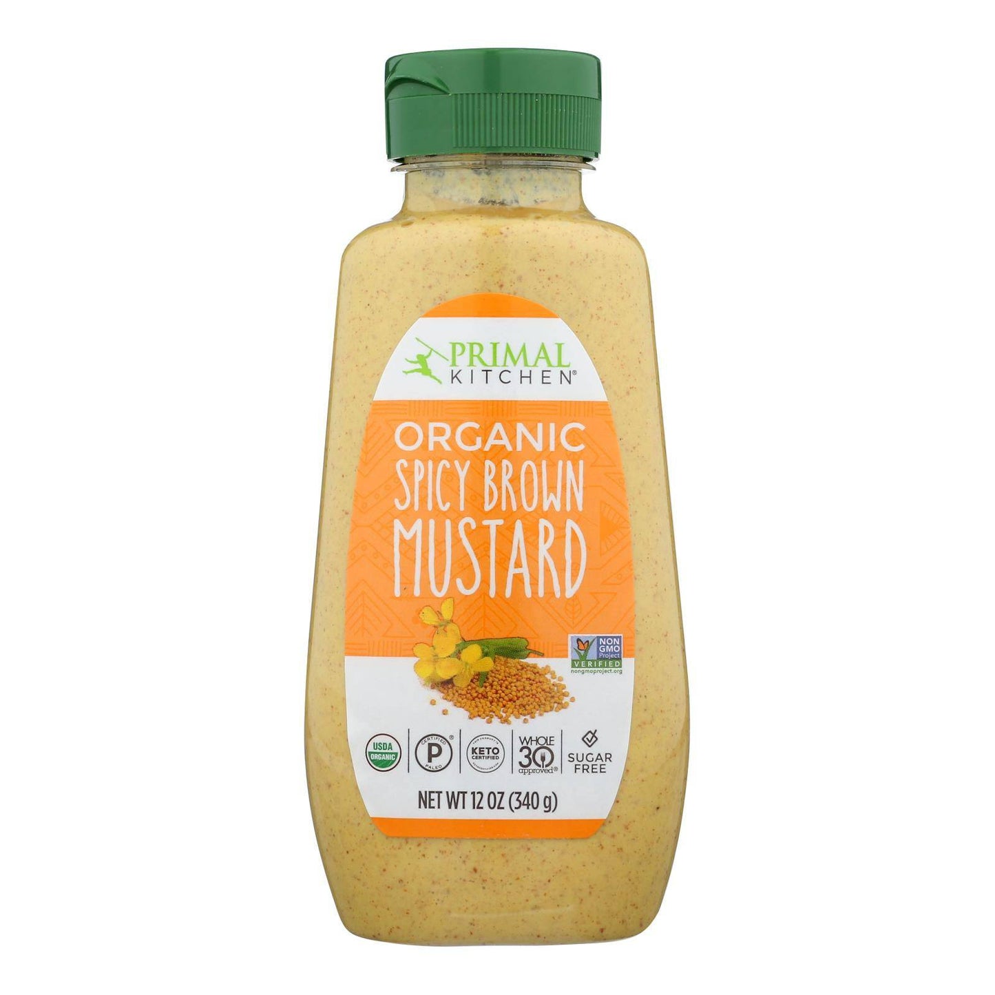 Primal Kitchen - Mustard Spicy Brown - Case Of 6-12 Oz | OnlyNaturals.us