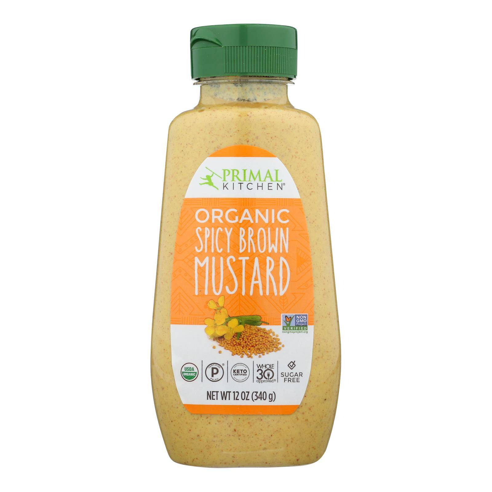 Primal Kitchen - Mustard Spicy Brown - Case Of 6-12 Oz | OnlyNaturals.us