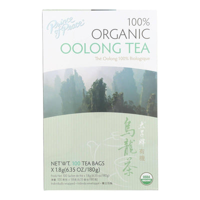 Buy Prince Of Peace Organic Oolong Tea - 100 Tea Bags  at OnlyNaturals.us