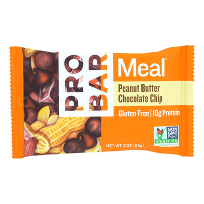 Probar Organic Peanut Butter Chocolate Chip Bar - Case Of 12 - 3 Oz | OnlyNaturals.us