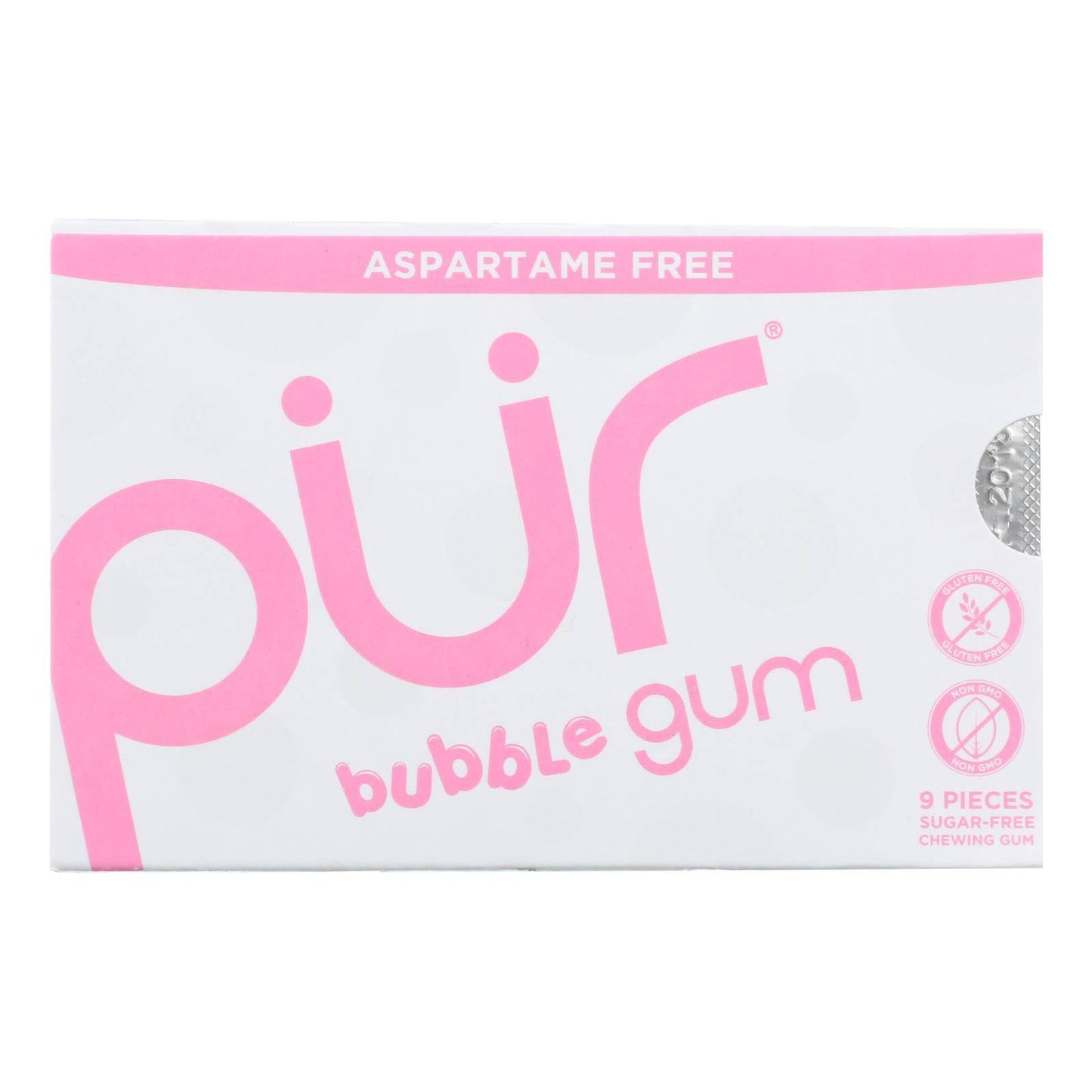 Buy Pur Gum Bubble Gum - Sugar Free - Case Of 12 - 9 Count  at OnlyNaturals.us