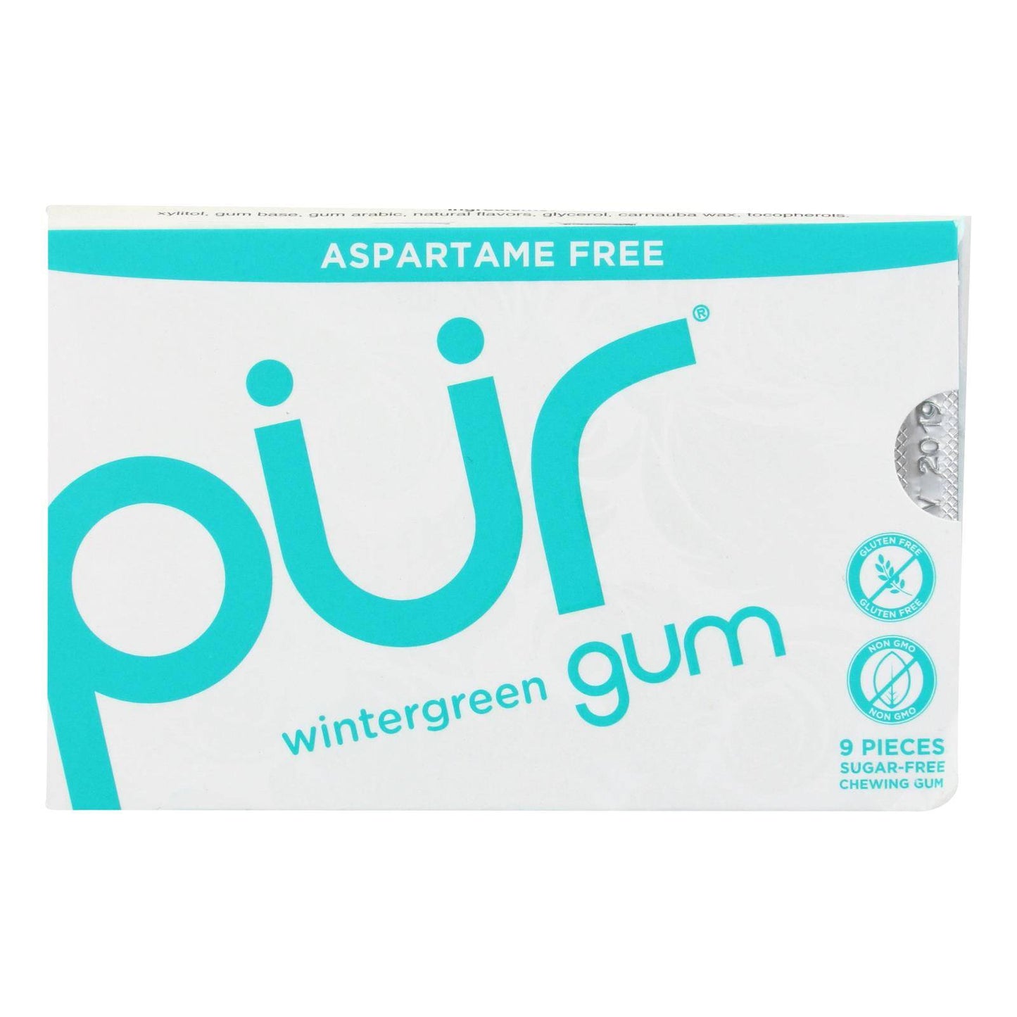 Buy Pur Gum - Wintergreen - Aspartame Free - 9 Pieces - 12.6 G - Case Of 12  at OnlyNaturals.us