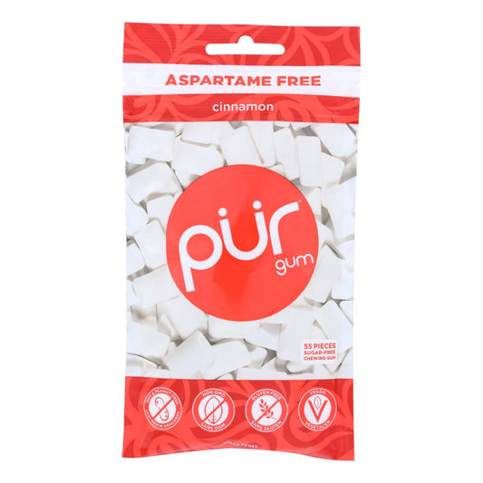 Pur Cinnamon Gum  - Case Of 12 - 2.72 Oz | OnlyNaturals.us