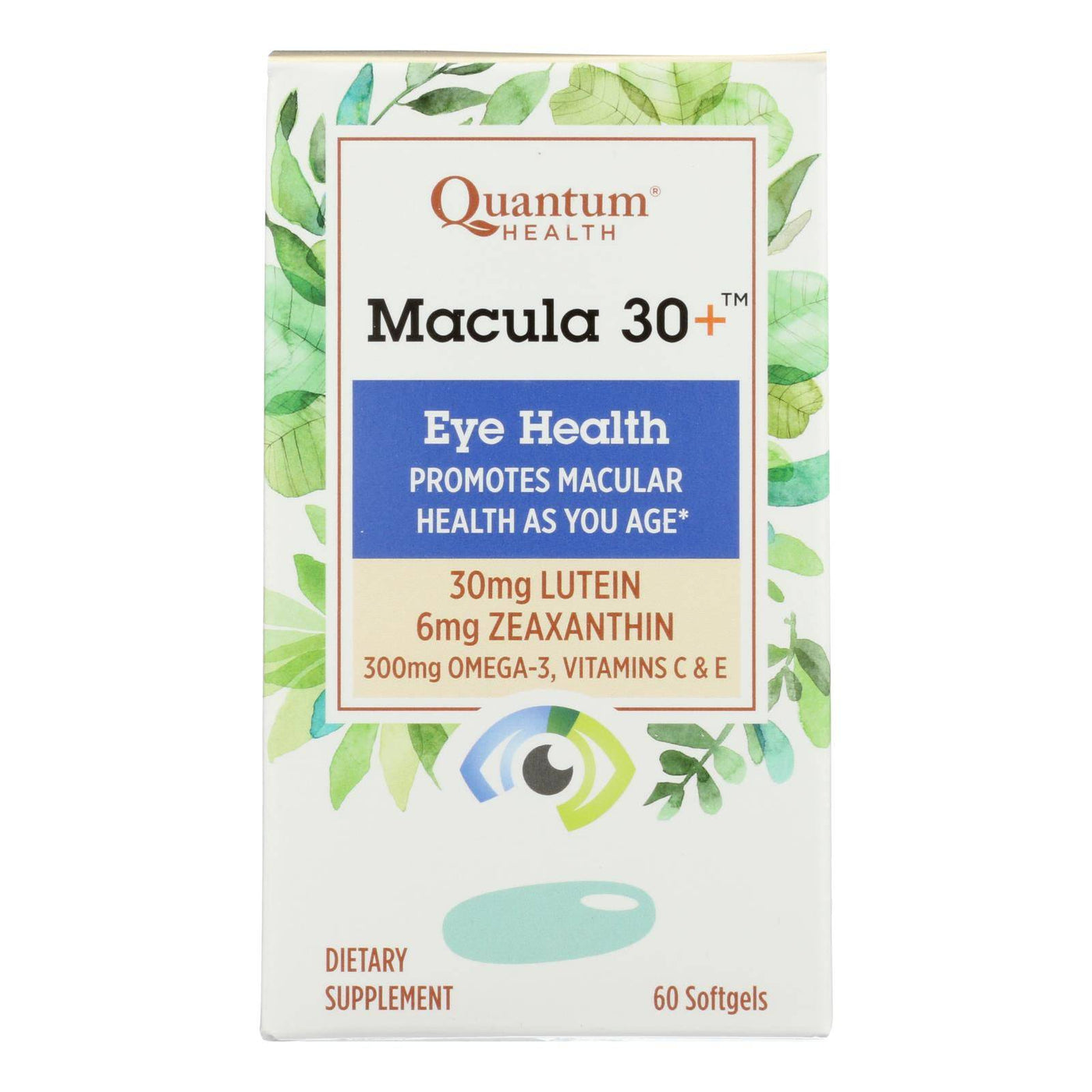 Quantum Research - Macula 30 Eye Health - 1 Each - 60 Sgel | OnlyNaturals.us
