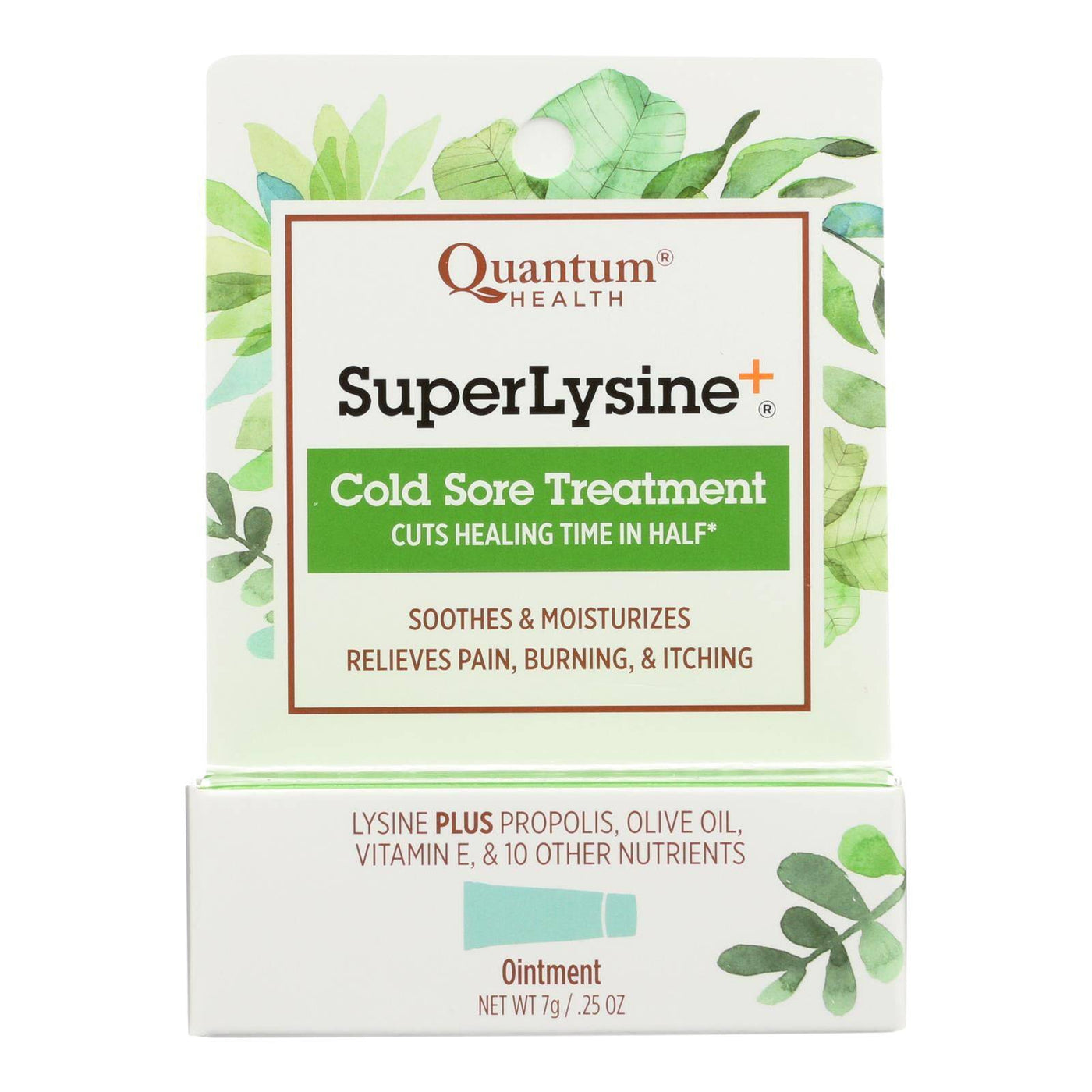Quantum Super Lysine Plus Cold Sore Treatment - 0.25 Oz | OnlyNaturals.us