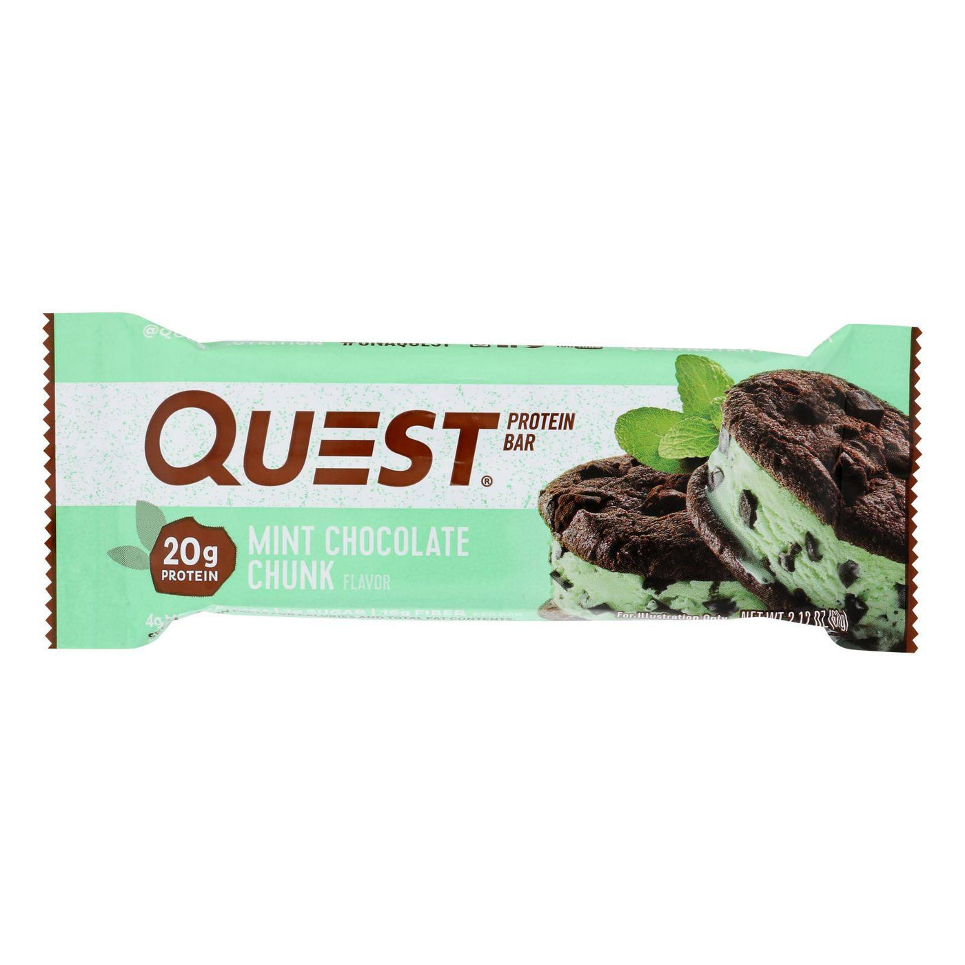 Quest Bar - Mint Chocolate Chunk - 2.12 Oz - Case Of 12 | OnlyNaturals.us