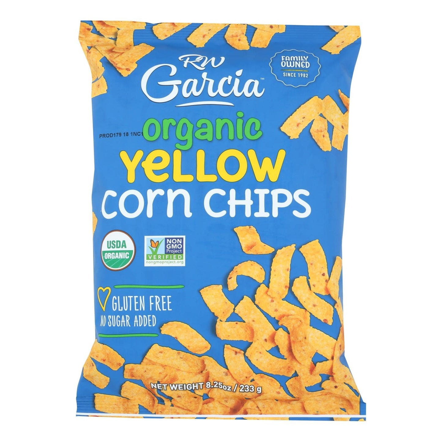 R. W. Garcia Organic Yellow Corn Chips - Case Of 12 - 8.25 Oz | OnlyNaturals.us