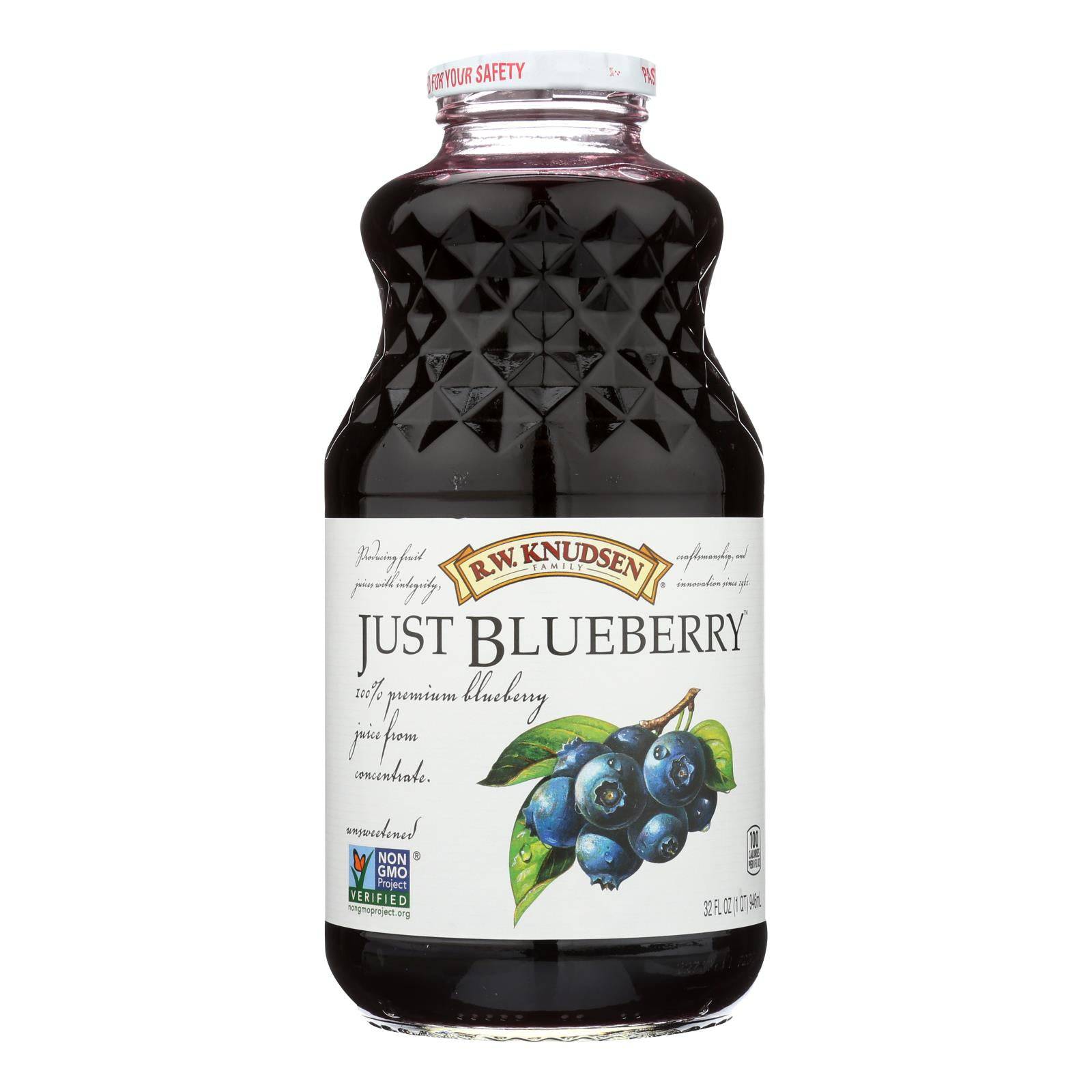 R.w. Knudsen - Juice - Just Blueberry - Case Of 6 - 32 Fl Oz | OnlyNaturals.us