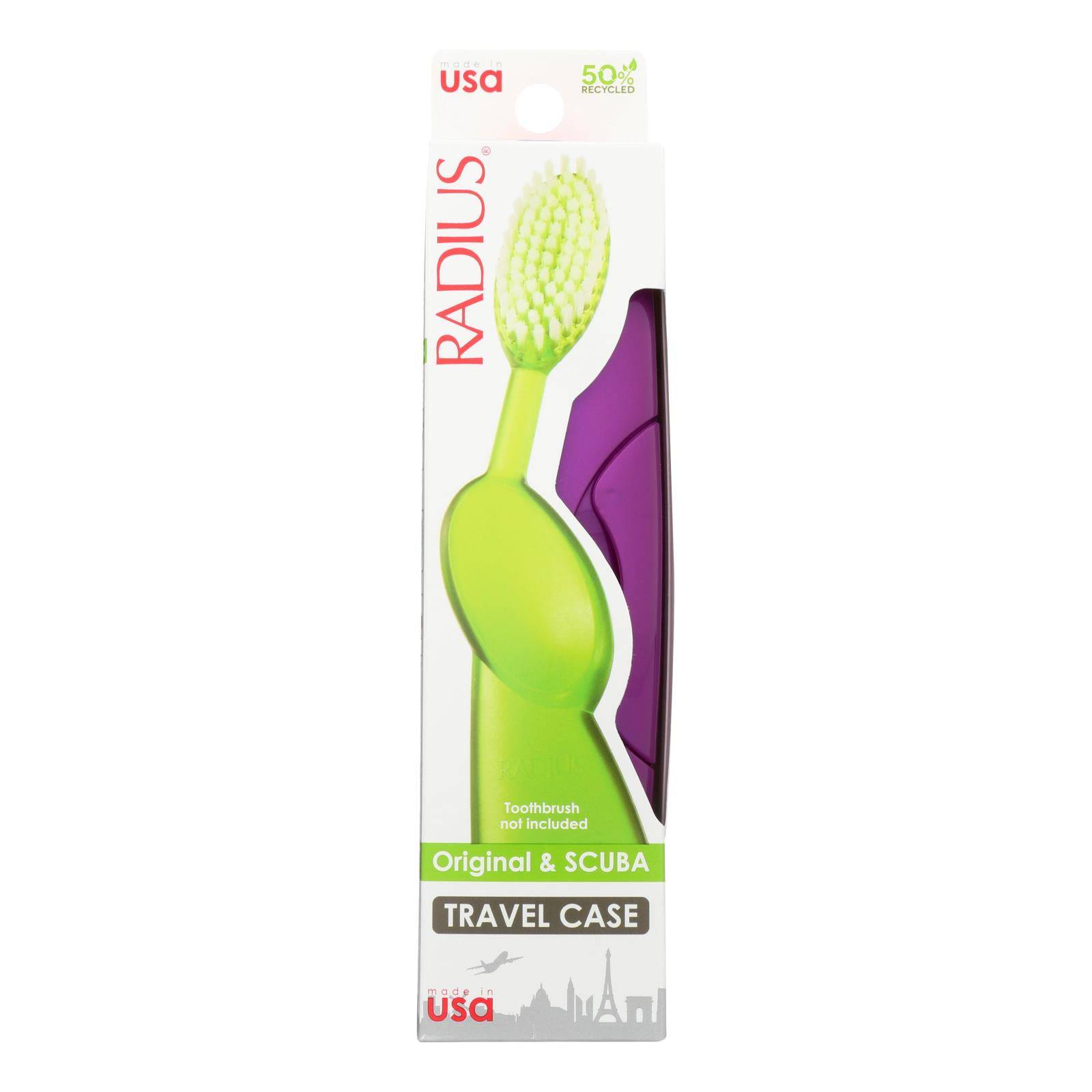 Radius - Toothbrush Case - Original-scuba - Case Of 6 | OnlyNaturals.us