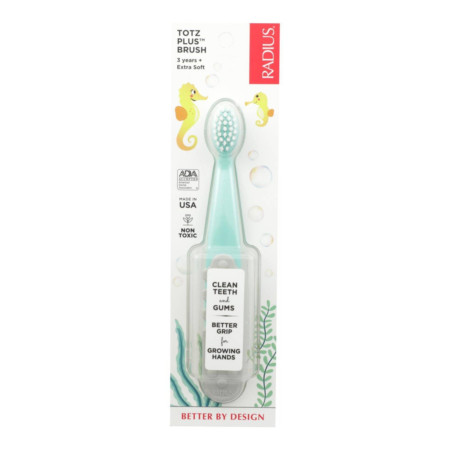 Radius - Toothbrush - Totz Plus - Silky Soft - Kids - 6 Count | OnlyNaturals.us