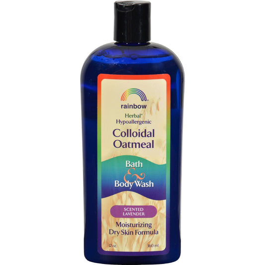 Rainbow Research Colloidal Oatmeal Bath And Body Wash Lavender - 12 Fl Oz | OnlyNaturals.us
