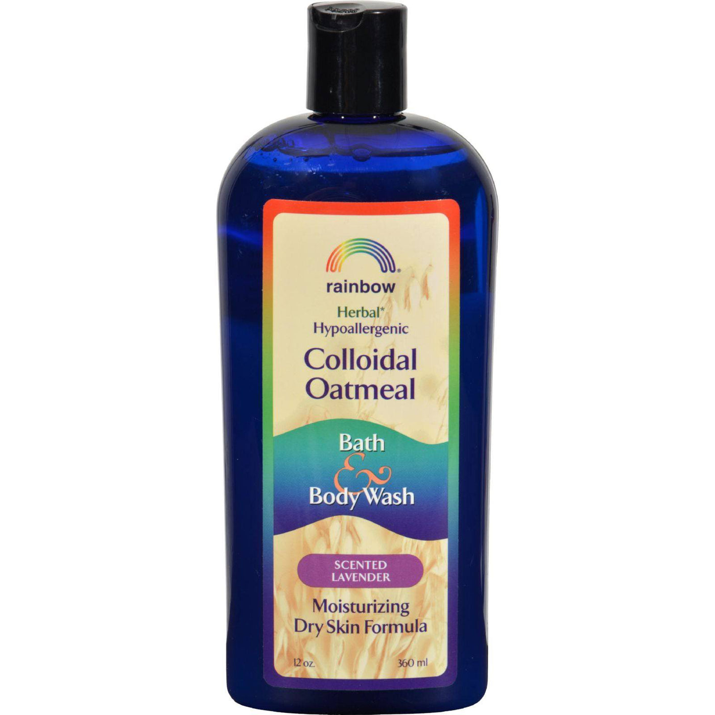 Rainbow Research Colloidal Oatmeal Bath And Body Wash Lavender - 12 Fl Oz | OnlyNaturals.us