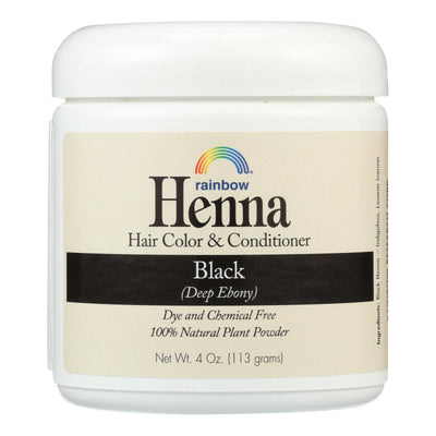 Buy Rainbow Research Henna Hair Color And Conditioner Persian Black Deep Ebony - 4 Oz  at OnlyNaturals.us
