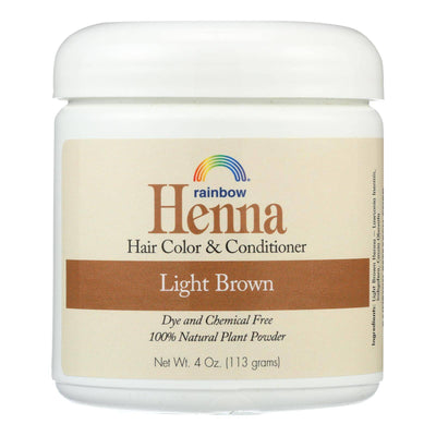 Buy Rainbow Research Henna Hair Color And Conditioner Persian Light Brown - 4 Oz  at OnlyNaturals.us