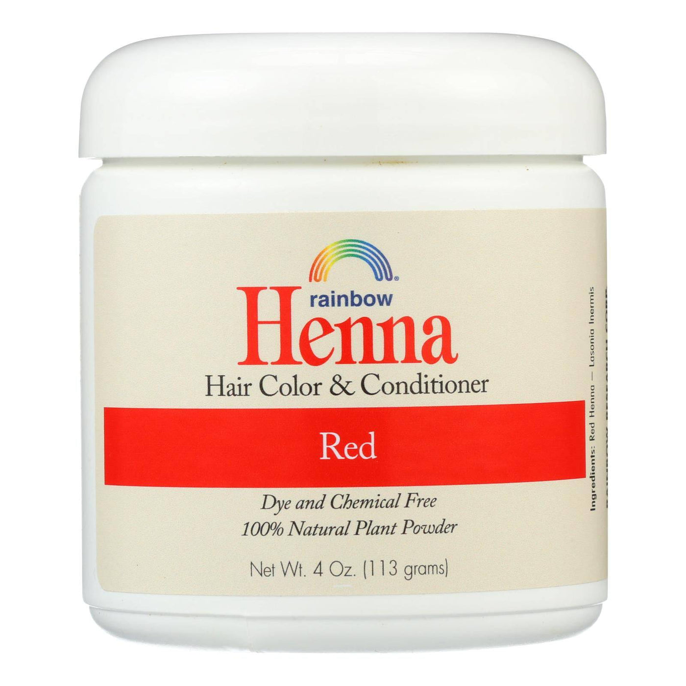 Rainbow Research Henna Hair Color And Conditioner Persian Red - 4 Oz | OnlyNaturals.us
