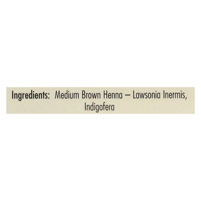 Buy Rainbow Research Henna Hair Color And Conditioner Persian Medium Brown Chestnut - 4 Oz  at OnlyNaturals.us
