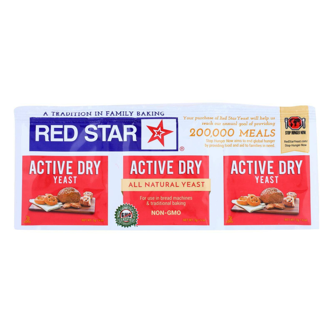 Buy Red Star Nutritional Yeast - Active Dry - .75 Oz - Case Of 18  at OnlyNaturals.us