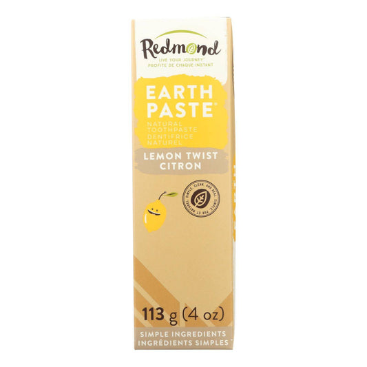 Redmond Trading Company Earthpaste - Lemon Twist - 4 Oz | OnlyNaturals.us