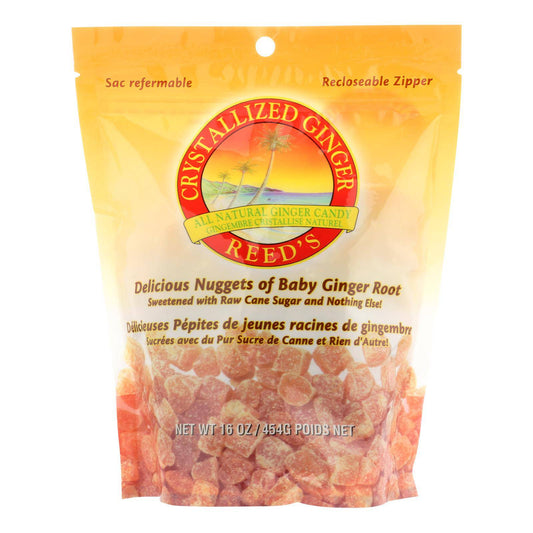 Reed's Ginger Beer Crystallized Ginger - Original - Case Of 6 - 16 Oz. | OnlyNaturals.us