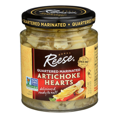 Reese Marinated Artichoke Hearts - Quartered - Case Of 12 - 7.5 Oz. | OnlyNaturals.us