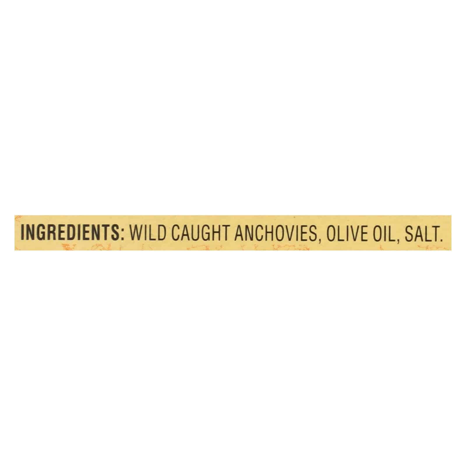 Reese Anchovies - Flat Fillets - In Pure Olive Oil - 2 Oz - Case Of 10 | OnlyNaturals.us