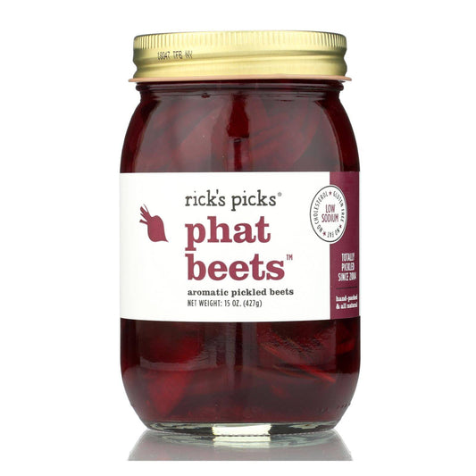 Rick's Picks Phat Beets Pickles - Case Of 6 - 15 Oz. | OnlyNaturals.us