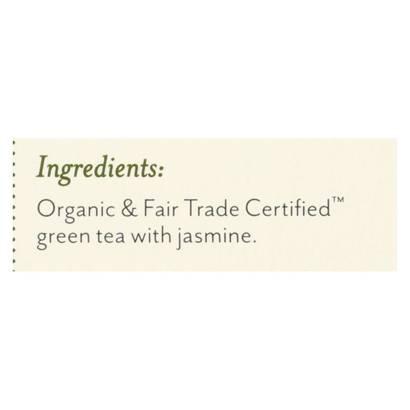 Buy Rishi Organic Green Tea - Jasmine - Case Of 6 - 15 Bags  at OnlyNaturals.us