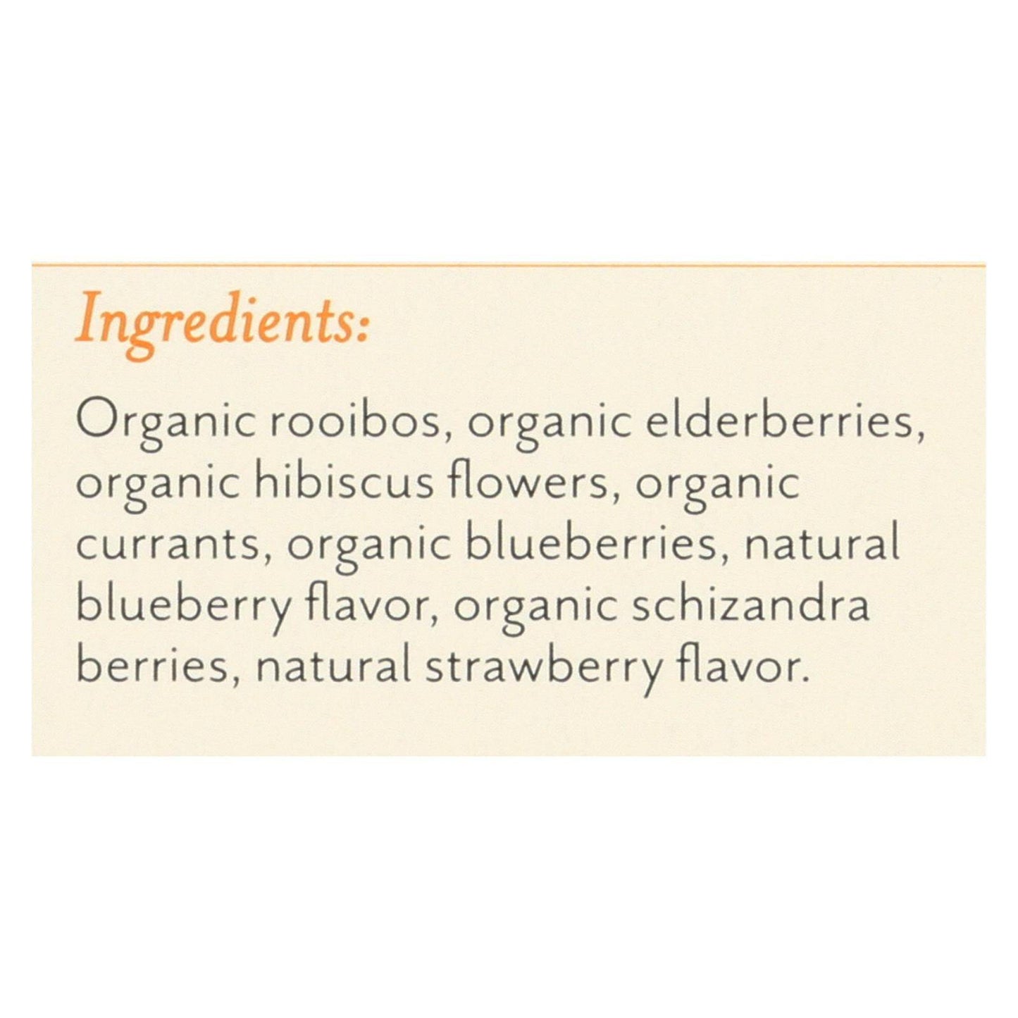 Buy Rishi Organic Tea - Blueberry Hibiscus - Case Of 6 - 15 Bags  at OnlyNaturals.us