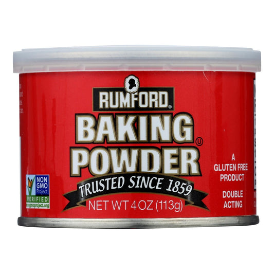 Rumford - Baking Powder - Aluminum-free - Case Of 24 - 4 Oz. | OnlyNaturals.us