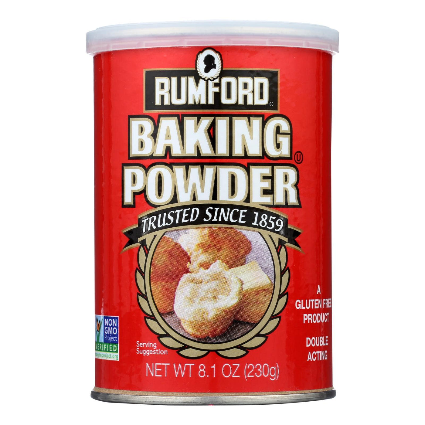Rumford Baking Powder - Aluminum Free - Non-gmo - Case Of 12 - 8.1 Oz | OnlyNaturals.us