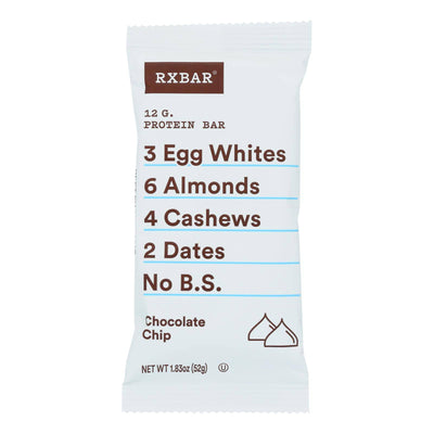 Rxbar - Protein Bar - Chocolate Chip - Case Of 12 - 1.83 Oz. | OnlyNaturals.us